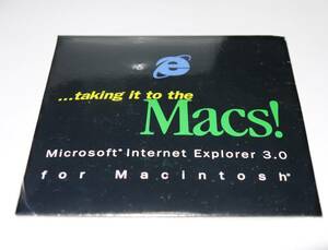 Microsoft Internet Explorer 3.0 for Maintosh (未開封品)