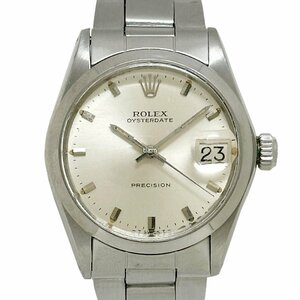 ROLEX ロレックス 6466 Oyster Date Presion オイスタープレシジョン シルバー 手巻き式 J59543