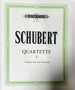 シューベルト 弦楽四重奏曲集 第1巻: D 804, 87, 353, 810/Herrmann編 Schubert Quartte 2 バイオリン ビオラ チェロ 輸入楽譜