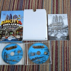 現状品　ゲームソフト　Windows　シムシティ4　デラックス　SimCity　DX　win xp Me 2000 98