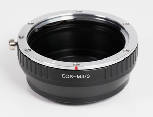 マウントアダプター EOS-M-4/3 マイクロフォーサーズボディ → キャノンEFマウントレンズに変換します！ 送料350円