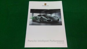 PORSCHE ポルシェ カタログ Intelligent Performance WSL81101000470 JP/WW 日本語版 918Spyder 911GT3 CayenneS