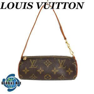 ●2D206【美品】Louis Vuitton ルイヴィトン/ポーチ/パピヨン ポーチ/付属ポーチ/モノグラムキャンバス/レザー/ブラウン