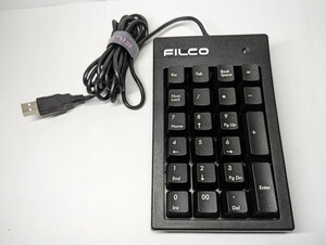 【送料無料】FILCO テンキーボード Majestouch TenKeyPad USBテンキーパッド独CherryMX茶軸スイッチ ブラック FKB22MB