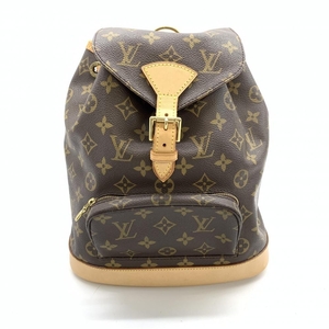 LOUIS VUITTON ルイヴィトン M51136 モンスリMM モノグラム レディース リュックサック バックパック ブラウン 廃盤品 管理RT33850