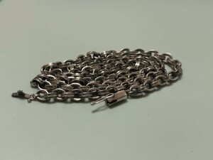 再出品 クロムハーツ ペーパーチェーンネックレス 50cm 差し込み口14k CHROME HEARTS