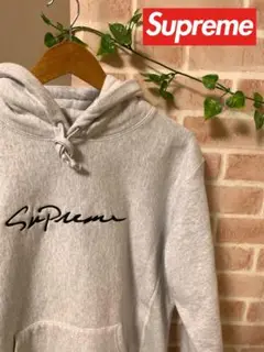 【一番人気！完売品！】SUPREME　Classic　Script　Hooded