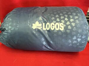 LOGOS 寝袋 アウトドア キャンプ ロゴス 車中泊 キャンプ用品　ブルー　丸洗い寝袋ファミリー80センチ×190センチ