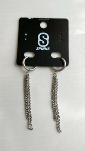 SPINNS 　ITEMHOOP PIAS 2CHAIN COLOR:SIL 未使用自宅保管品＋おまけのアクセサリー数点（使用済だとおもわれる）