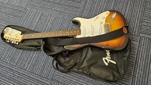 管理番号A67 エレキギター ソフトケース付　フェンダー　stratocaster ストラトキャスター Fender japan 現状品