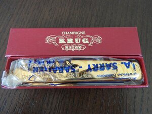 ★☆送料無料/希少　KRUG クリュッグ　× サバティエ SABATIER コラボ　CHAMPAGNE　REIMS　ゴールド　ソムリエナイフ　箱付　①☆★