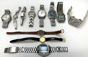 ジャンク メンズ レディース 腕時計 クォーツ 手巻き セイコー カシオ シチズン ラドー 腕時計11点まとめ セット 店舗受取り可 