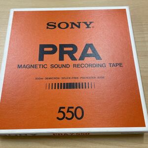 SONY　PRA-7-550　7号オープンリールテープ新品未開封