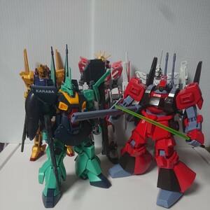 ガンプラRG HG完成品 素組 塗装など14体 ジャンク