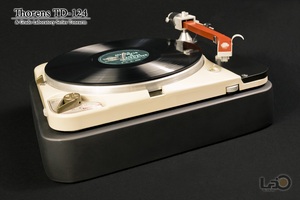 THORENS トーレンス TD124 本体 (シリアル30564番)+ 台座 & GRADO トーンアーム