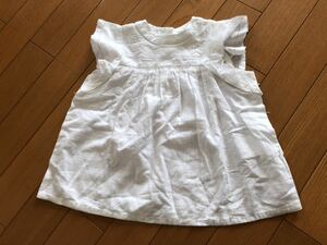 新品★トップス★白★ナチュラル★ZY kids★88～95★