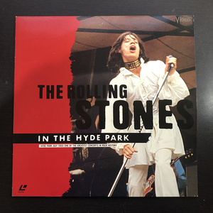 The Rolling Stones / In The Hyde Park [Toei Video TE-D018] LD レーザーディスク 日本盤