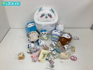 【現状】 ちいかわ グッズ まとめ売り 缶バッジ ぬいぐるみ ミニフィギュア ラバスト 他