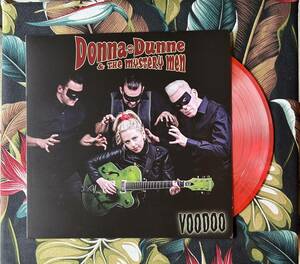 Donna Dunne & The Mystery Men LP Voodoo Limited Edition Red Vinyl 2017 Diablo Records サイコビリー ロカビリー
