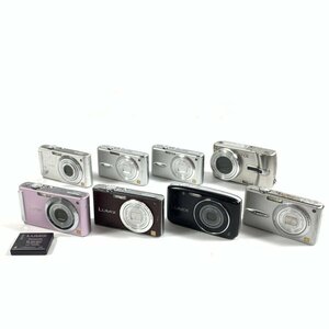 Panasonic パナソニック LUMIX コンパクトデジタルカメラ まとめ売り 8台セット バッテリー(FS3)付き●簡易検査品