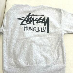 STUSSY ステューシー ホノルル スウェット グレー XL 新品 タグ付