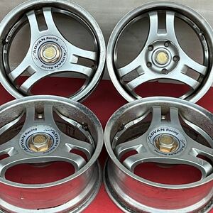 YOKOHAMA ヨコハマ SUPER ADVANRacing スーパーアドバンレーシング SA3R 16-1 16インチ×7J ＋25 PCD114.3 5穴中古アルミホイールのみ4本