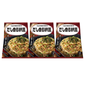 ■キューピー あえるパスタソース だし香る納豆　3袋■　1袋2パック入り ■