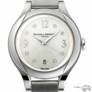 BAUME＆MERCIER ボーム＆メルシエ イリア ダイヤ クォーツ M0A08769 SS レディース 時計 2110188