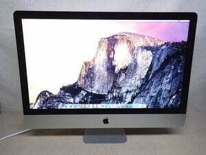 Kコま9936 Apple/アップル iMac (27-inch, Late 2013) モデル A1419 デスクトップPC パソコン本体 生活家電 電化製品 デジタル家電