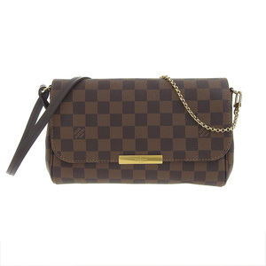 ルイヴィトン LOUIS VUITTON ダミエ フェイボリットMM 2WAYバッグ ショルダーバッグ エベヌ N41129 中古 新入荷 LV1311