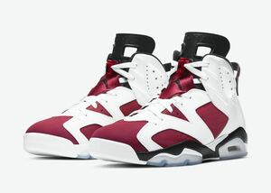 2021 26cm US8 NIKE AIR JORDAN 6 RETRO CARMINE OG ナイキ エアジョーダン レトロ カーマイン CT8529-106 AJ6 26.0 1 3 4 5 7 8 9 11 12 2