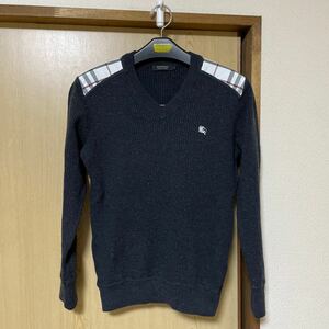 BURBERRY日本製Vネックセーター 2