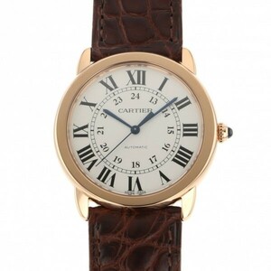カルティエ Cartier ロンドソロ ドゥ W2RN0008 シルバー文字盤 新品 腕時計 メンズ