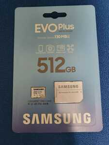 【新品未開封】Samsung microSD 512GB EVO Plus SDHCメモリーカード SDカード SDHCカードmicroSDXC microSDカード Class10 CLASS SanDisk 
