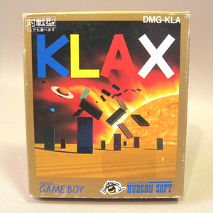 【未使用 新品】ゲームボーイ ハドソン クラックス ( ビンテージ レトロゲーム ソフト カセット デッドストック Vintage GB GAME BOY KLAX 
