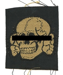 WW2　ドイツ軍　実物　Waffen Schutzstaffel 帽章