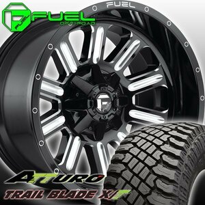 FUEL D620 Hardline ハイラックス ピックアップ 20インチタイヤホイールセット ATTURO TRAIL BLADE XT 275/55R20 285/55R20 305/55R20