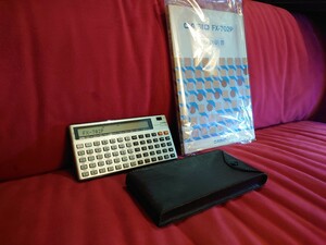 【CASIO】FX-702P PROGRAMMABLE CALCULATOR カシオ レトロ ポケコン ポケットコンピュータ プログラム電卓 電卓 