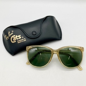 C670 Ray-Ban レイバン サングラス B&L BAUSCH Cats 1000 ボシュロム W2037 XRBM キャッツ イエロー ケース付き