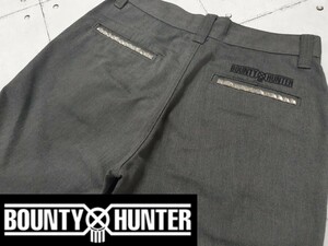 w34 BOUNTY HUNTER スタッズ ワークパンツ バウンティーハンター パンツ グレー