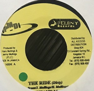 [ 7 / レコード ] Elephant Man / The Ride ( Reggae / Dancehall ) Felony Records ダンスホール レゲエ 