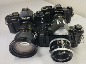 【リサイクル】 Canon F-1 AE-1 A-1 フィルムカメラまとめてジャンク品 レンズ付き 1円スタート売り切り昭和レトロ 一眼レフ キャノン
