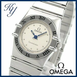 1円～ 価格高騰 3ヶ月保証付き 磨き済み 美品 本物 定番 人気 OMEGA オメガ コンステレーション ミニ レディース 時計