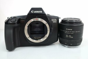 (A1)1円～ Canon EOS 650 / CANON ZOOM LENS EF 35-70mm 1:3.5-4.5 キャノン フィルムカメラ AF 一眼レフ 動作未確認 ジャンク品