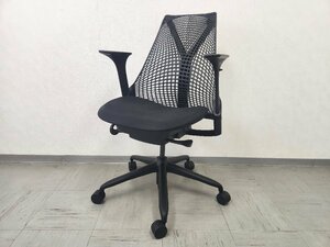 【2022年製】HermanMiller ハーマンミラー Sayl Chairs セイルチェア 11万 アジャスタブルアーム オフィスチェア デスクチェア U