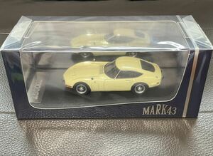 レア♪1/43(MARK43) トヨタ2000GT(MF10)後期型 イエロー(PM4363Y)♪