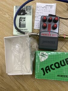 JACQUES MERCER BOX-2ディストーション・エフェクター・ペダル　取説・元箱あり