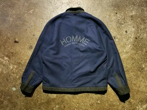 HOMME COMME des GARCONS 83AW バックロゴブルゾン デカオム 1983AW 80s コムデギャルソンオム