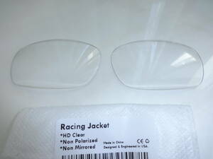 緊急値下げ！★ Oakley Racing Jacket レーシングジャケット カスタムレンズ HD Clear 　新品 