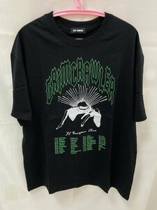 RAF SIMONS オーバーサイズプリントTシャツ 22SS 希少 中古 ブラック Mサイズ